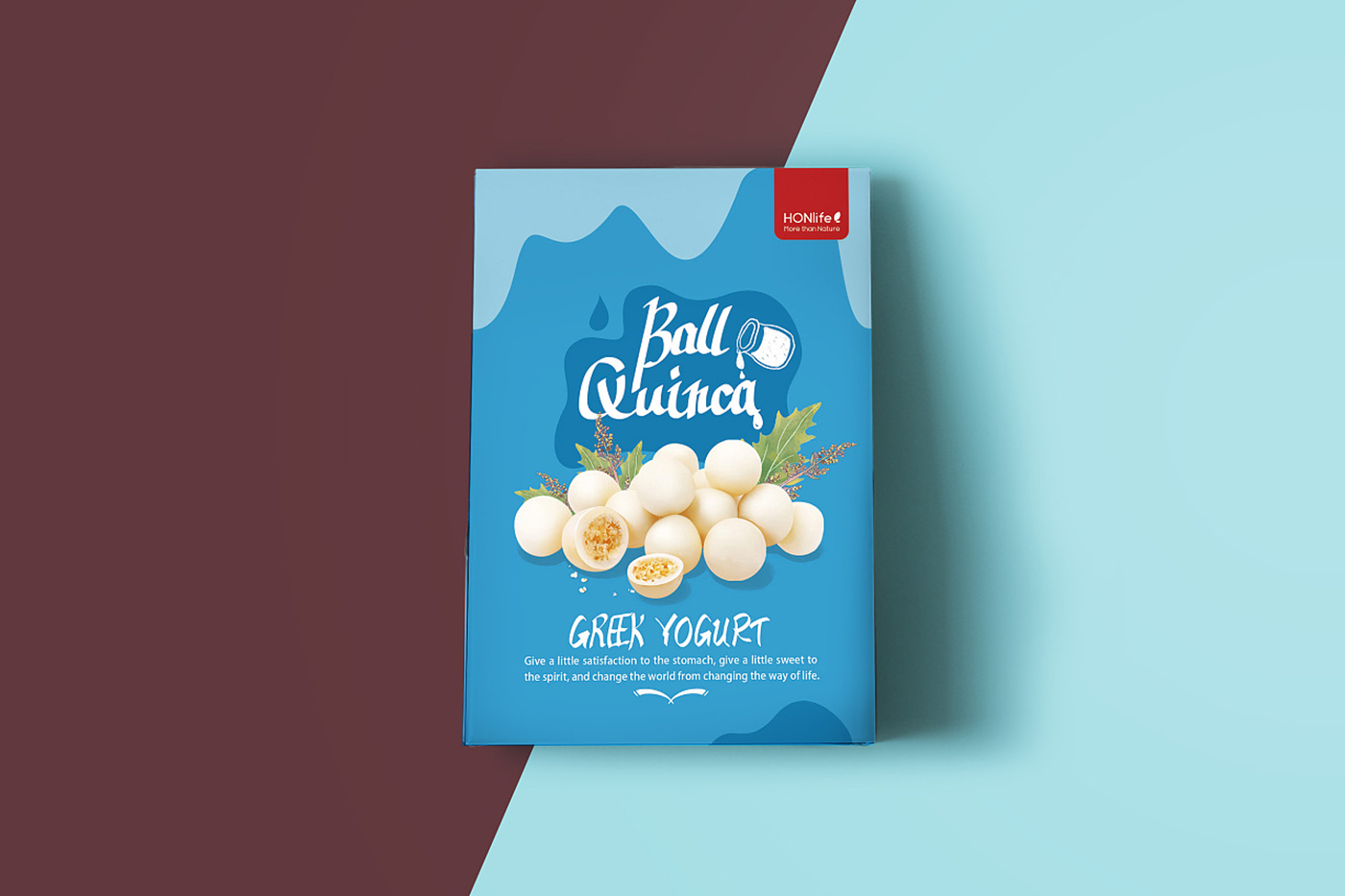 食品包裝設(shè)計，酸奶藜麥素巧克力藜麥素