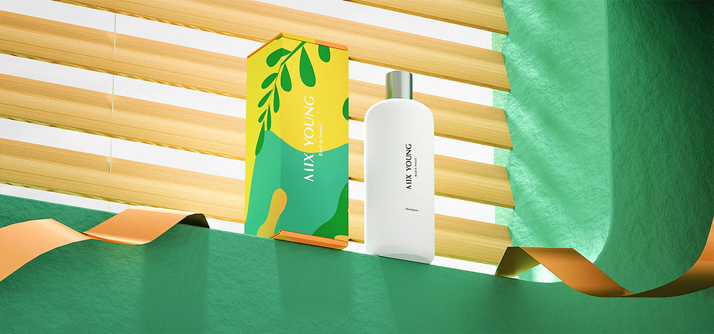 綠色洗發水包裝設計-洗發水包裝設計公司 綠色洗發水包裝設計-洗發水包裝設計公司