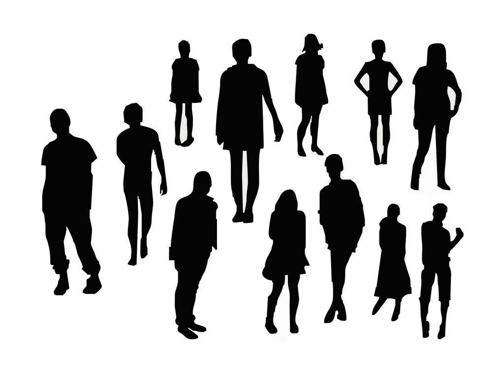 通過剪影的方式進行設計 通過剪影的方式進行設計